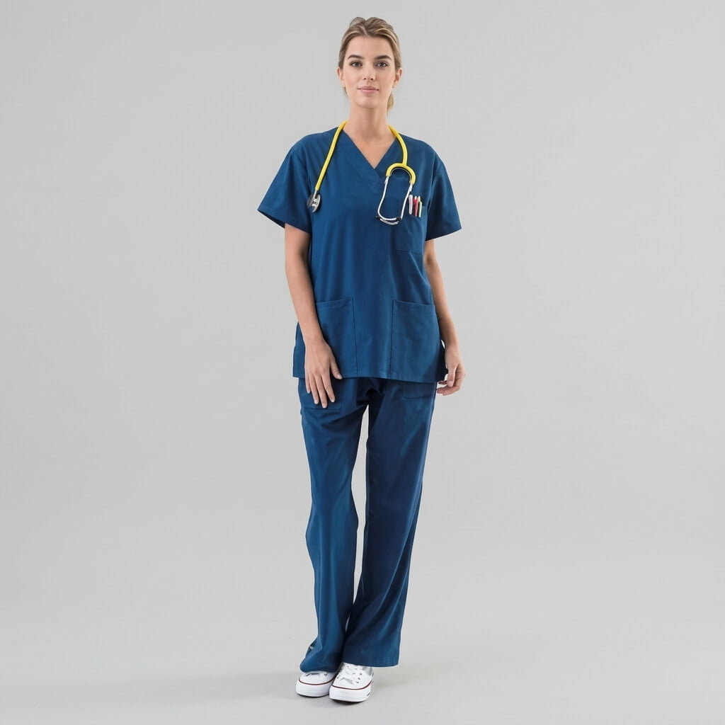 Healthcare uniforms including anti-microbial scrubs for medical teams